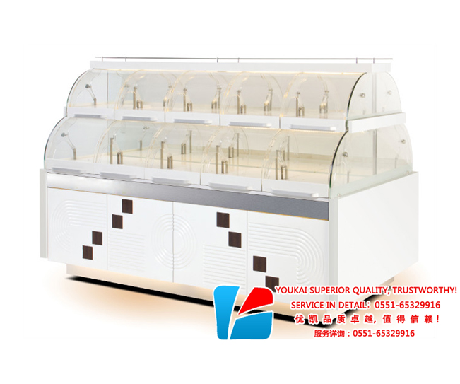双层弧形抽屉柜